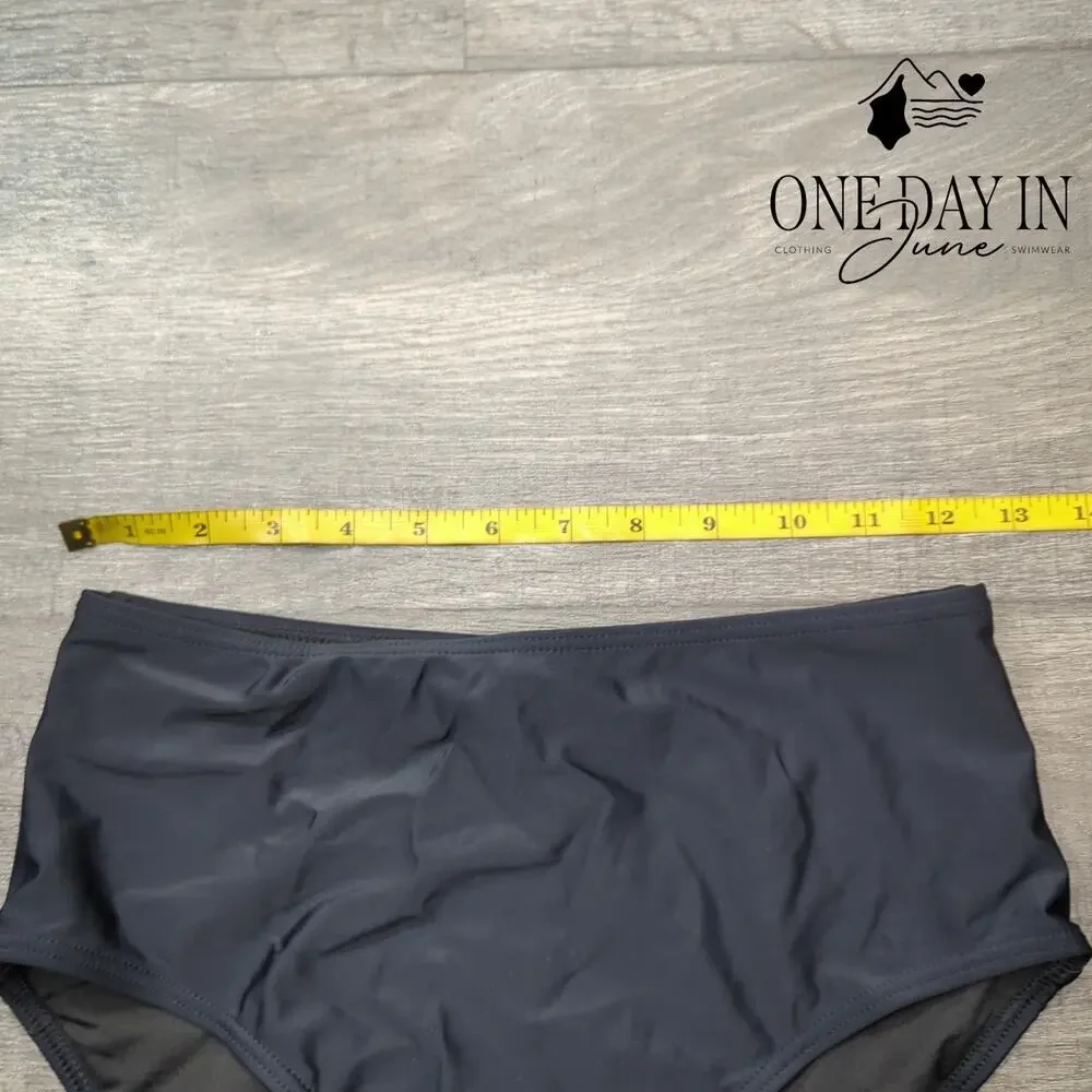 Yonique High Neck Tankini Swimsuit Size S